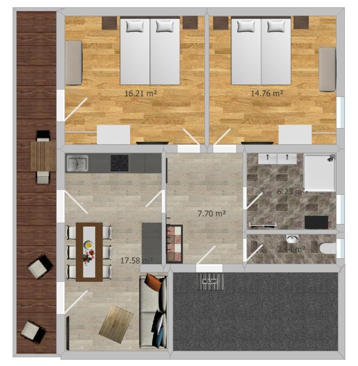 Mei Puite Appartements 레르모스 외부 사진